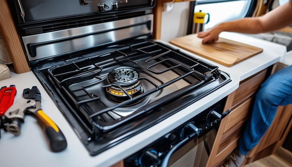 rv stove troubleshooting tips