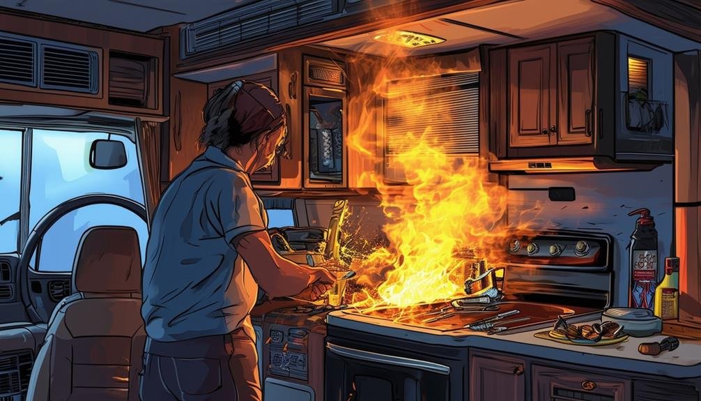 rv kitchen appliance problems